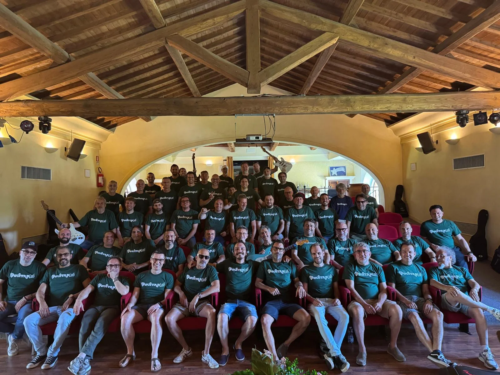 I partecipanti al Campus GUITARlab 2026 riuniti insieme