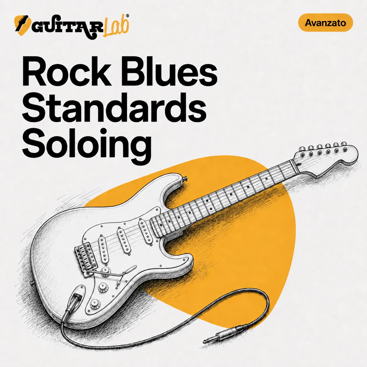 Copertina GUITARlab: Rock Blues Standards Soloing